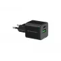 Conceptronic Carregador 2 portas 20W GaN USB PD, USB-C x 1, USB-A x 1, QC 3.0, PPS
