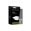 Conceptronic Carregador 2 portas 33W GaN USB PD com cabo de carregamento 3em1, USB-C x 1, USB-A x 1, QC 3.0, PPS