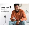 Conceptronic Carregador 2 portas 33W GaN USB PD com cabo de carregamento 3em1, USB-C x 1, USB-A x 1, QC 3.0, PPS