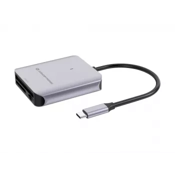 Conceptronic BIAN09G Leitor de cartões 3em1 USB 3.2 Gen 2, CFast 2.0, SD TF/MicroSD 4.0, UHS-II