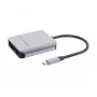 Conceptronic BIAN09G Leitor de cartões 3em1 USB 3.2 Gen 2, CFast 2.0, SD TF/MicroSD 4.0, UHS-II