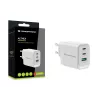 Carregador Conceptronic ALTHEA21W65 3 portas 65W GaN USB PD, USB-C x 2, USB-A x 1, QC 3.0, PPS, PD 3.0