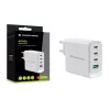 Carregador Conceptronic ALTHEA22W100 4 portas 100W GaN USB PD, USB-C x 3, USB-A x 1, QC 3.0, PPS, PD 3.0