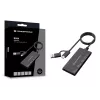 Leitor de cartões 7 em 1 CONCEPTRONIC BIAN10B — USB 3.2 Gen 1 Type-A/Type-C, CF/MMC/MS/SD/MicroSD/xD, preto