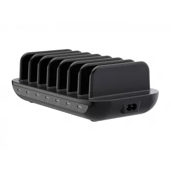 Estação de carregamento Conceptronic OZUL07B 160W 7 portas USB PD, USB-C x 7, PD 3.0