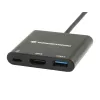 Dock para portátil/replicador de portas Conceptronic DONN01B USB 3.2 Gen 1 (3.1 Gen 1) Type-C preto