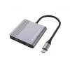 Dock para portátil/replicador de portas Conceptronic DONN13G com fios USB 3.2 Gen 1 (3.1 Gen 1) Type-C cinzento