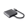 Dock para portátil/replicador de portas Conceptronic DONN13G com fios USB 3.2 Gen 1 (3.1 Gen 1) Type-C cinzento
