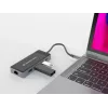 Dock para portátil/replicador de portas Conceptronic DONN14G com fios USB 3.2 Gen 1 (3.1 Gen 1) Type-C cinzento