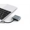 Conceptronic DONN16G com fios USB 3.2 Gen 1 Type-C cinzento 100W 4K Ultra HD