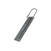 Dock para portátil/replicador de portas Conceptronic DONN17G com fios USB 3.2 Gen 1 (3.1 Gen 1) Type-C cinzento
