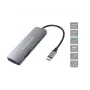 Estação de acoplamento Conceptronic DONN11G 6 em 1 USB 3.2 Gen 1, HDMI, 100W USB PD, USB 3.0, USB 2.0, SD, TF/MicroSD