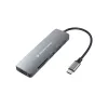 Estação de acoplamento Conceptronic DONN11G 6 em 1 USB 3.2 Gen 1, HDMI, 100W USB PD, USB 3.0, USB 2.0, SD, TF/MicroSD