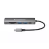Estação de acoplamento Conceptronic DONN11G 6 em 1 USB 3.2 Gen 1, HDMI, 100W USB PD, USB 3.0, USB 2.0, SD, TF/MicroSD