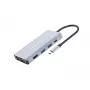 Estação de acoplamento Conceptronic DONN20G 10 em 1 USB 3.2 Gen 1, HDMI, VGA, USB-A 3.0 x 3, SD, TF/MicroSD, áudio, GbE LAN, 100W USB PD