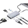 Estação de acoplamento Conceptronic DONN20G 10 em 1 USB 3.2 Gen 1, HDMI, VGA, USB-A 3.0 x 3, SD, TF/MicroSD, áudio, GbE LAN, 100W USB PD