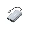 Dock para portátil/replicador de portas Conceptronic DONN21G com fios USB 3.2 Gen 1 (3.1 Gen 1) Type-C cinzento