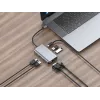 Dock para portátil/replicador de portas Conceptronic DONN21G com fios USB 3.2 Gen 1 (3.1 Gen 1) Type-C cinzento