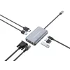 Dock para portátil/replicador de portas Conceptronic DONN21G com fios USB 3.2 Gen 1 (3.1 Gen 1) Type-C cinzento