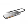 Hub de interfaces Conceptronic HUBBIES15G USB 3.2 Gen 2 (3.1 Gen 2) Type-C 10000 Mbit/s cinzento