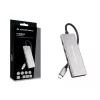 Hub de interfaces Conceptronic HUBBIES17G USB 3.2 Gen 2 (3.1 Gen 2) Type-C 10000 Mbit/s cinzento