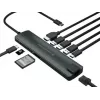 Adaptador hub USB multifuncional Conceptronic DONN 9 em 1
