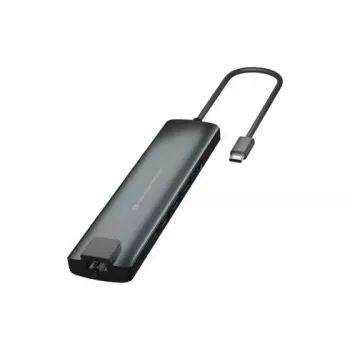 Adaptador hub USB multifuncional Conceptronic DONN 9 em 1