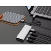 Hub de interfaces Conceptronic HUBBIES16G USB 3.2 Gen 2 (3.1 Gen 2) Type-C 10000 Mbit/s cinzento