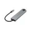 Estação de acoplamento Conceptronic DONN29G 6 em 1 USB 3.2 Gen 2, HDMI 4K60Hz, USB-A 10Gbps x 2, USB-C 10Gbps, GbE LAN, 140W USB PD 3.1