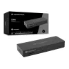 Conceptronic DONN30B estação de ancoragem Thunderbolt 4 13 em 1, 40 Gbit/s, 96 W, HDMI, 2x USB-A, USB-C, LAN 2,5GbE, leitor de cartões SD, preta