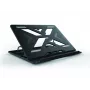 Suporte de arrefecimento para portátil Conceptronic ERGO, suporte para portátil preto 39,6 cm (15,6 polegadas)