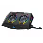 Suporte de arrefecimento para portátil gaming Conceptronic THYIA ERGO com 2 ventoinhas, 43,2 cm (17 polegadas), 2 unid., botões, preto, azul, verde, vermelho, China