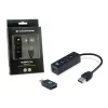 Hub USB Conceptronic HUBBIES hub USB 3.0 de 4 portas com adaptador OTG USB-C