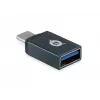 Hub USB Conceptronic HUBBIES hub USB 3.0 de 4 portas com adaptador OTG USB-C