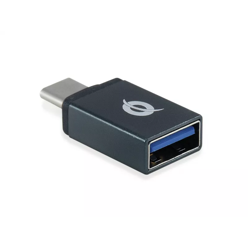 Hub USB Conceptronic HUBBIES hub USB 3.0 de 4 portas com adaptador OTG USB-C