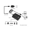 Hub Conceptronic HUBBIES USB 3.0/2.0 de 4 portas, cabo de 90 cm, USB 3.2 Gen 1 (3.1 Gen 1) Type-A, preto, USB 2.0, USB 3.2 Gen 1 (3.1 Gen 1) Type-A, China, 87 mm, 55 mm