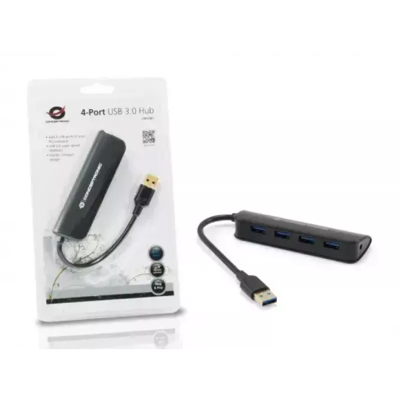 Hub USB Conceptronic 4 portas C4PUSB3