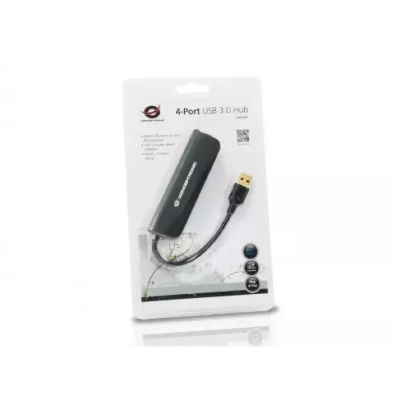 Hub USB Conceptronic 4 portas C4PUSB3