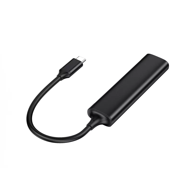 Hub Conceptronic HUBBIES USB 3.0 de 4 portas, 2 portas USB-C e 2 portas USB-A, caixa em alumínio, ficha USB-C