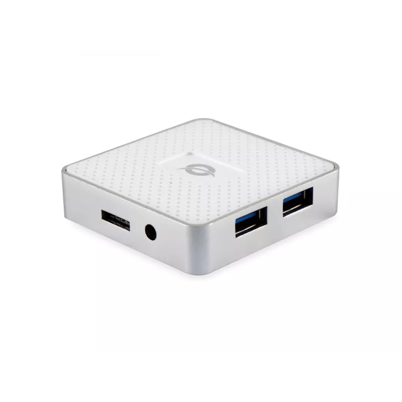Hub de interfaces Conceptronic HUBBIES03W USB 3.2 Gen 1 (3.1 Gen 1) Micro-B 5000 Mbit/s branco