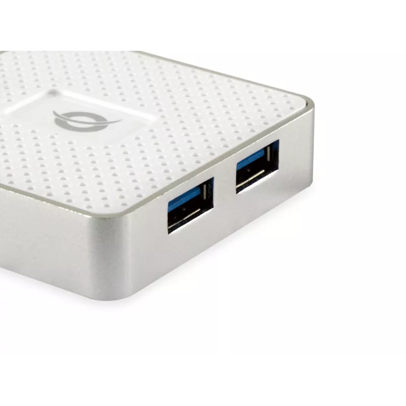 Hub de interfaces Conceptronic HUBBIES03W USB 3.2 Gen 1 (3.1 Gen 1) Micro-B 5000 Mbit/s branco
