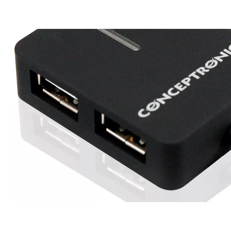 Hub USB Conceptronic Travel de 4 portas