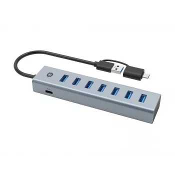 Hub Conceptronic HUBBIES21G USB 3.0 de 7 portas, 5 Gbit/s, USB-A x 7