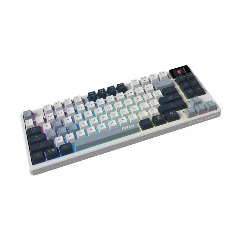 MSI Forge GK600 TKL Wireless Sky Teclado gaming, disposição DE (QWERTZ)