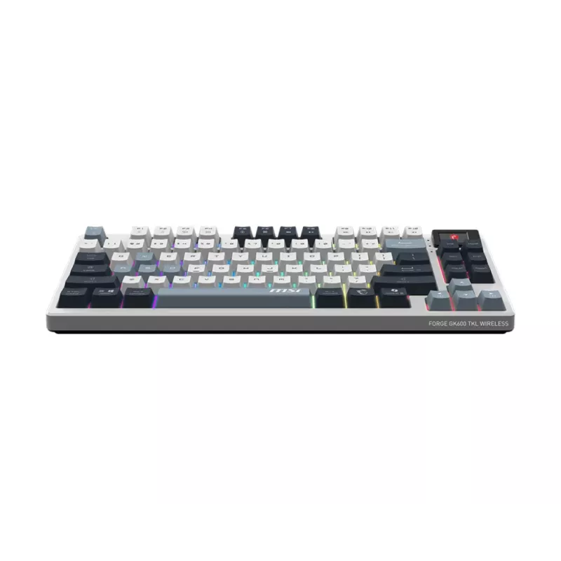 MSI Forge GK600 TKL Wireless Sky Teclado gaming, disposição DE (QWERTZ)