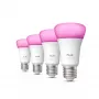 Lâmpada inteligente Philips A60 E27, Bluetooth/Zigbee, 6 W, 810 lm, branco, pack de 4