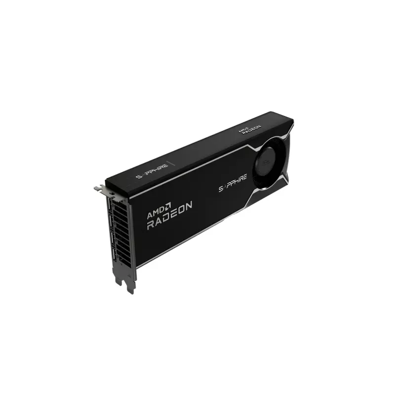 Placa gráfica Sapphire Radeon AI PRO R9700 — 32 GB GDDR6, 256-bit, PCIe 5.0, refrigeração ativa (1 ventoinha)