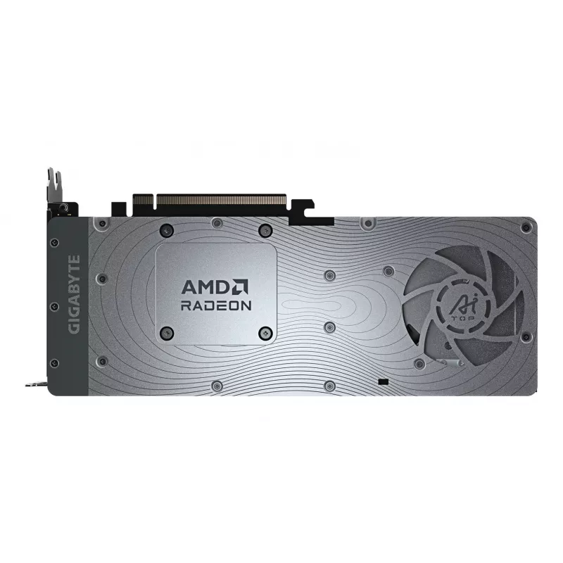 Placa gráfica GIGABYTE Radeon AI PRO R9700 AI TOP 32G – 32 GB GDDR6, 256 Bit, PCI-E 5.0, 2920 MHz frequência do núcleo, 3 x DP, 1 x HDMI, GV-R9700AI TOP-32GD