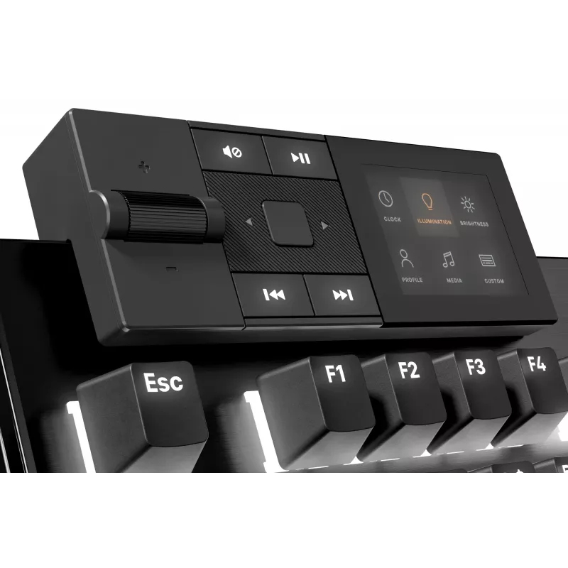 Teclado be quiet! Dark Mount Silent Linear DE ISO gaming USB QWERTZ alemão preto