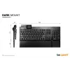 Teclado be quiet! Dark Mount Silent Tactile DE ISO gaming USB QWERTZ alemão preto